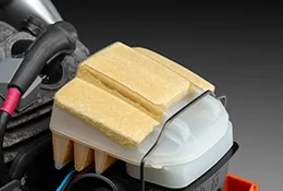 Luftfilterabdeckung mit Schnellverschluss für effiziente Wartung