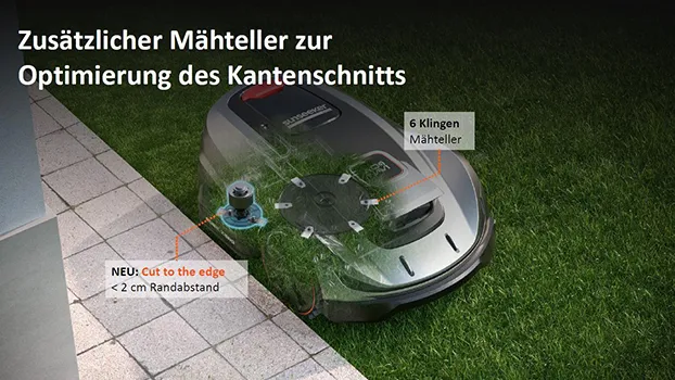Perfekte Rasenkanten & maximale Schnittqualität