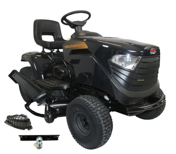 Black Edition Pro 177/108 HS Rasentraktor inkl. Mulchkit und Anhängerkupplung
