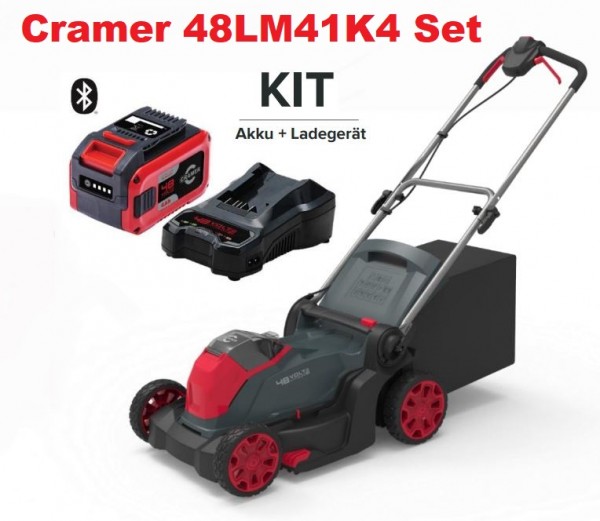 Cramer 48LM41K4 Set - Akku-Rasenmäher