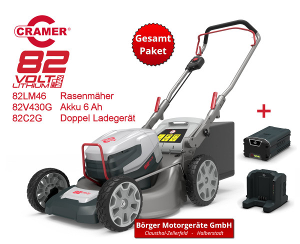 Cramer Akku-Rasenmäher 82LM46K6 SET