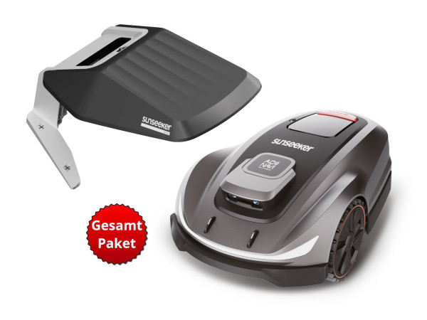 Sunseeker Elite X5 Mähroboter inkl. X5 Garage - RTK bis 2000 m²