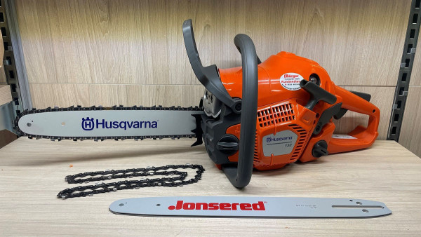 Husqvarna 130 Motorsäge Set inkl. Ersatzschiene und Kette