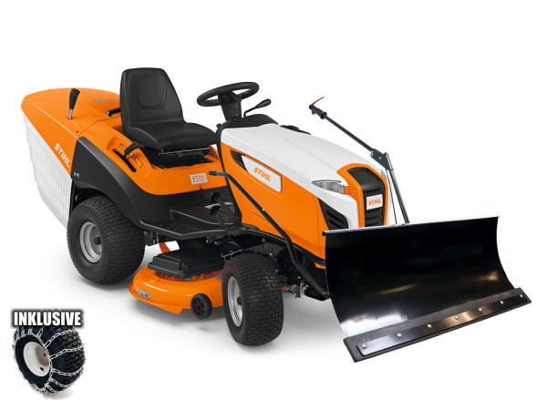 STIHL RT 6112 ZL Rasentraktor mit Winterpaket Comfort 120 Plus