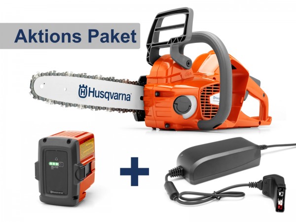 Husqvarna Akku Motorsäge Kettensäge 436 Li 12" Set Inkl. Akku und Ladegerät