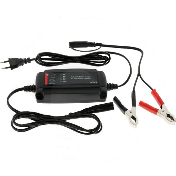 BLACK EDITION Batterieladegerät Automatik 6V/12V
